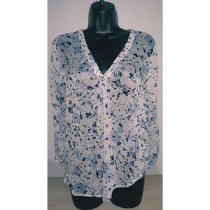 Philosophy Translucent Breezy Floral Top